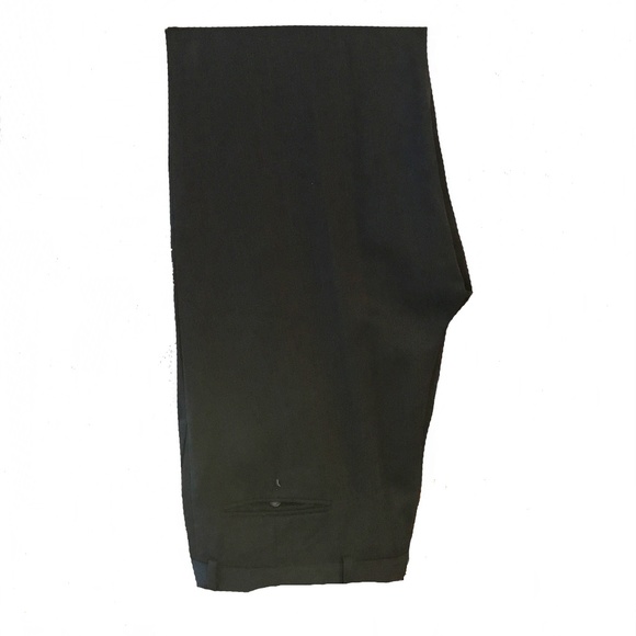 WM. H. LEISHMAN MEN'S BLACK WOOL SUIT SIZE 46L - Picture 3 of 14